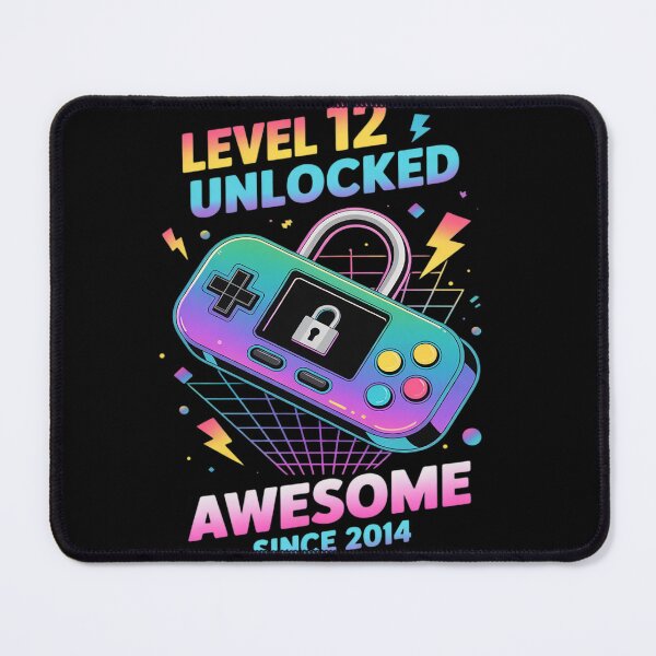 Item preview, Level 12 Unlocked Awesome 2014 12th Birthday Boy Game Gaming designed and sold by FndPardaL.