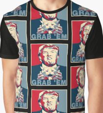 Trump Grab Em Poster Graphic T-Shirt