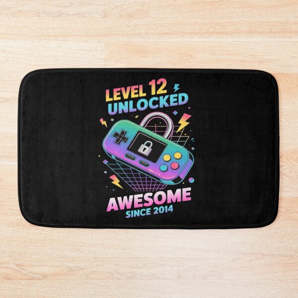 Item preview, Level 12 Unlocked Awesome 2014 12th Birthday Boy Game Gaming designed and sold by FndPardaL.