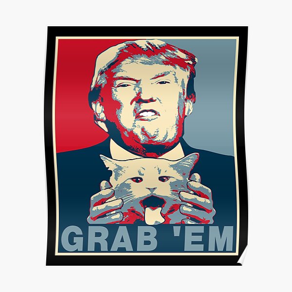 Trump Grab Em Poster Poster