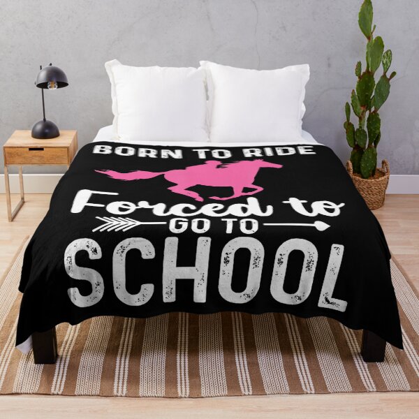 Item preview, Born To Ride Forced Go To School designed and sold by CarmelaConstan.