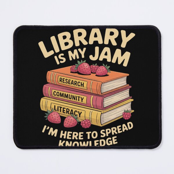 Item preview, Library is My Jam Librarian Reading Back to School designed and sold by FndPardaL.