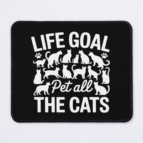 Item preview, Life Goal Pet All The Cats Cat Dad Cat Mom Cats Lover designed and sold by FndPardaL.