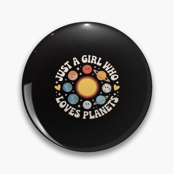 Item preview, Just A Girl Who Loves Planets designed and sold by GalaFunny.