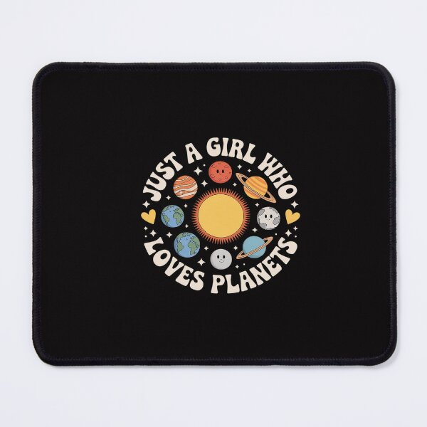 Item preview, Just A Girl Who Loves Planets designed and sold by GalaFunny.