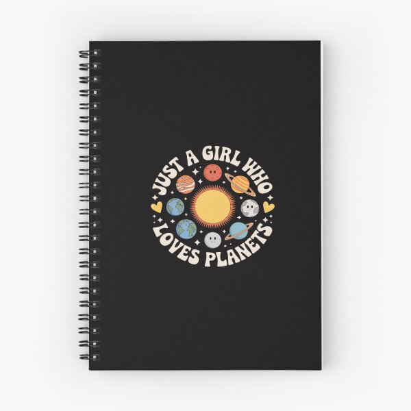 Item preview, Just A Girl Who Loves Planets designed and sold by GalaFunny.