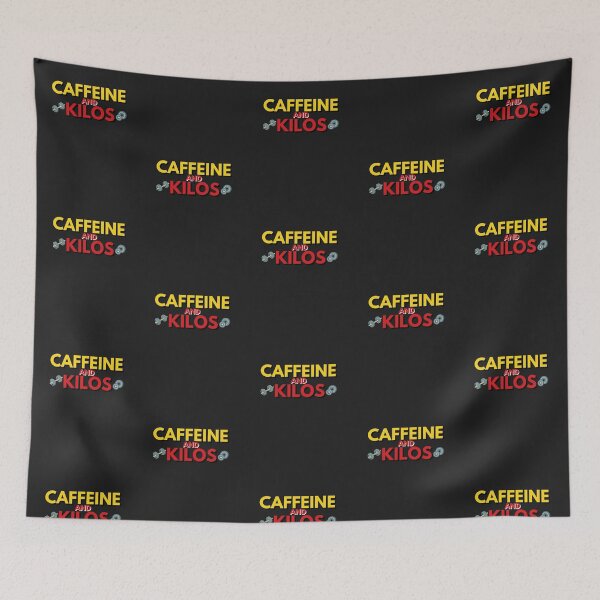 Item preview, Caffeine and Kilos T Shirt / Sticker designed and sold by DiverseDazzle.