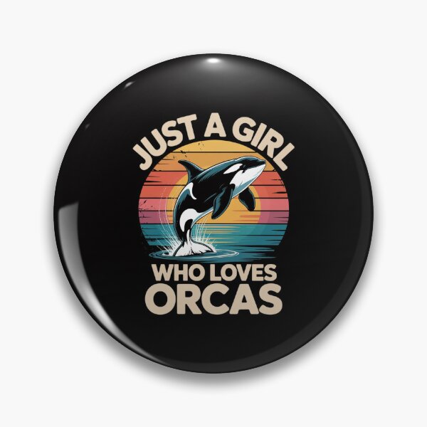Item preview, Just a Girl Who Loves Orcas designed and sold by GalaFunny.