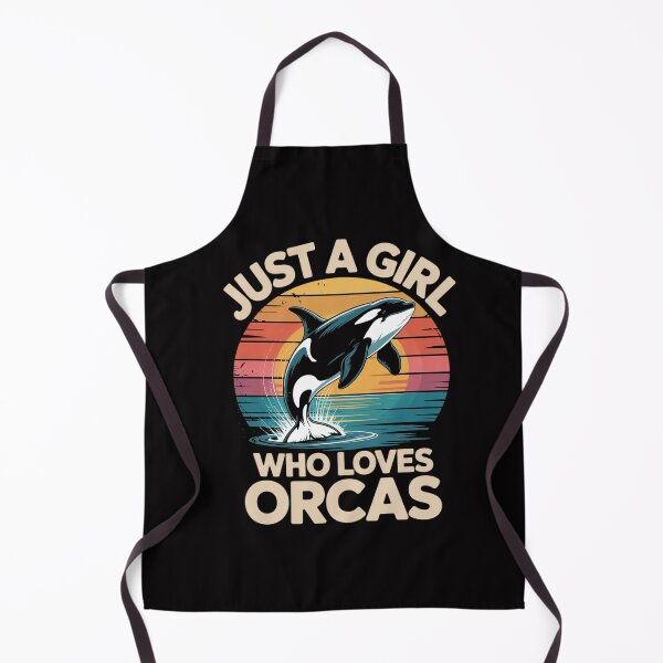 Item preview, Just a Girl Who Loves Orcas designed and sold by GalaFunny.