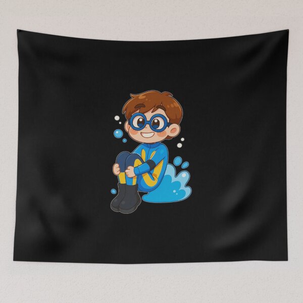 Item preview, Dispatch game Cute Water Boy designed and sold by PeggyBookman.