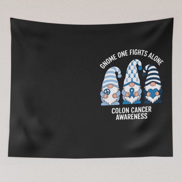 Item preview, Colon Cancer Awareness Month Blue Ribbon Gnomies Support designed and sold by Hofersofer.