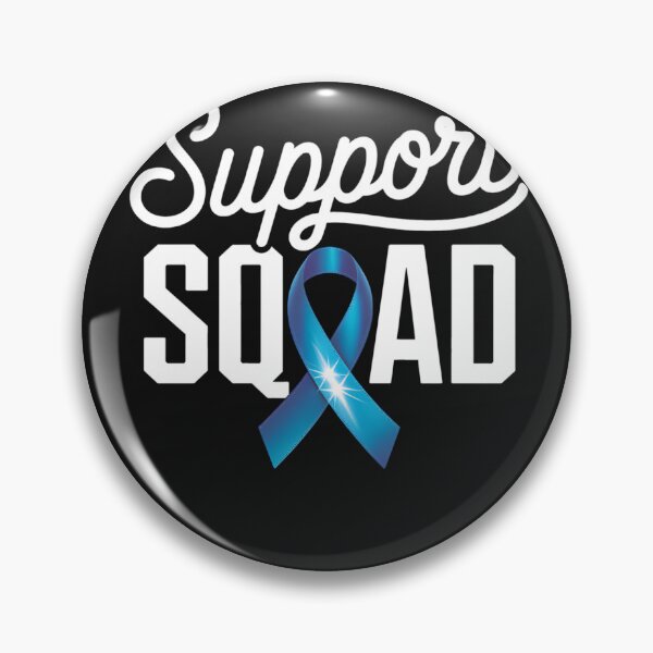 Item preview, Colon Cancer Awareness Support Squad Blue Ribbon designed and sold by Hofersofer.