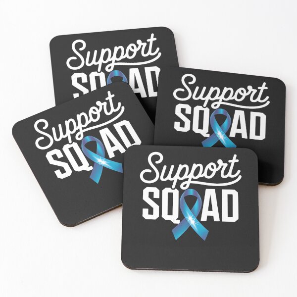 Item preview, Colon Cancer Awareness Support Squad Blue Ribbon designed and sold by Hofersofer.