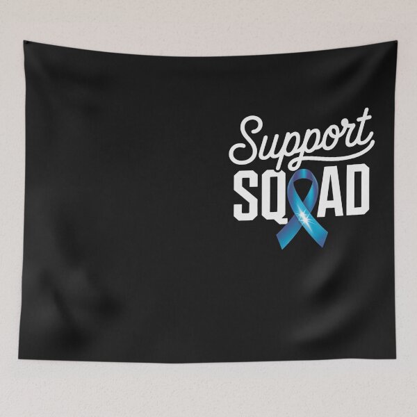 Item preview, Colon Cancer Awareness Support Squad Blue Ribbon designed and sold by Hofersofer.