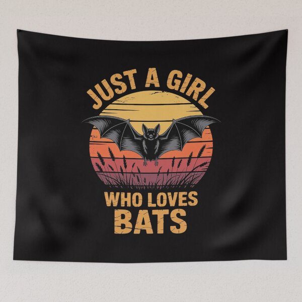 Item preview, Just A Girl Who Loves Bats designed and sold by GalaFunny.