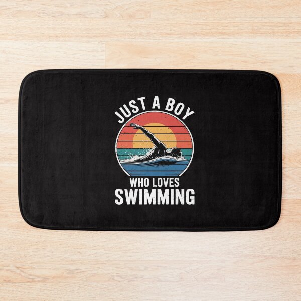 Item preview, Just a Boy Who Loves Swimming designed and sold by GalaFunny.