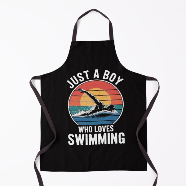 Item preview, Just a Boy Who Loves Swimming designed and sold by GalaFunny.