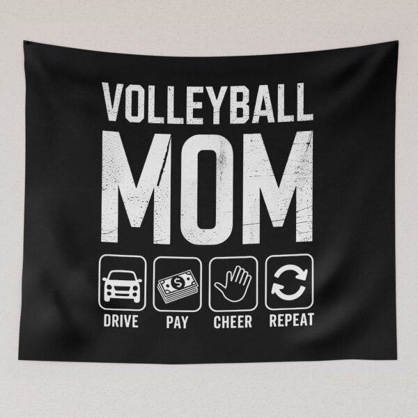Item preview, Volleyball Mom Pay Cheer Mom Of A Volleyball Player designed and sold by MeowtivationP.