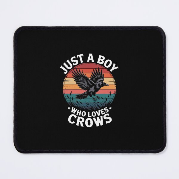 Item preview, Just A Boy Who Loves Crows designed and sold by RustsyMin.