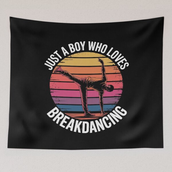 Item preview, Just a Boy Who Loves Breakdancing designed and sold by RustsyMin.