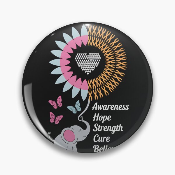 Item preview, Congenital Diaphragmatic Hernia Awareness Sunflower Elephant designed and sold by Hofersofer.