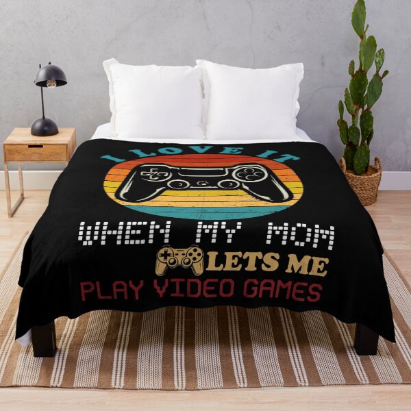 Item preview, Retro Gamer Tee – Mom Lets Me Play designed and sold by TinaMDedrick.