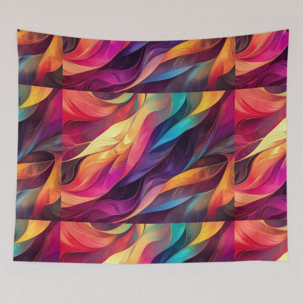 Item preview, Chromatic Currents Abstract Rainbow Energy Flow II designed and sold by kenglishart.