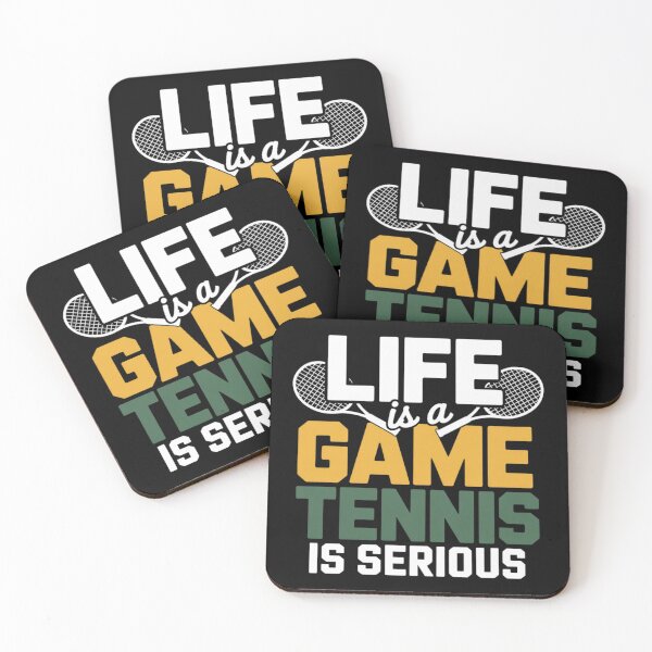 Item preview, Life is A Game Tennis is Serious Tennis Player designed and sold by HardcoreTour.