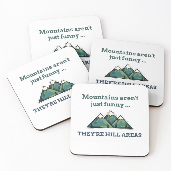 Item preview, Mountains Aren’t Just Funny They’re Hill Areas Life Puns Funny Nature Quote designed and sold by ronakris009.