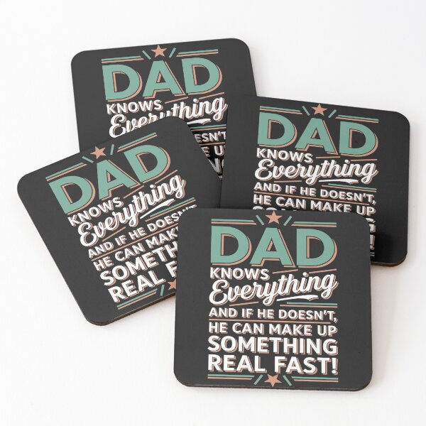 Item preview, Dad knows everything vintage for father's day designed and sold by Hofersofer.