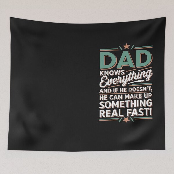 Item preview, Dad knows everything vintage for father's day designed and sold by Hofersofer.