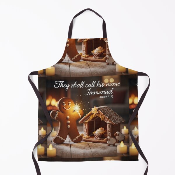 Item preview, Isaiah 7:14 Immanuel God With Us Christmas Prophecy | Gingerbread Recipe Christian Gift designed and sold by ebocraft.