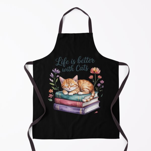 Item preview, Life is Better with Cats, Ginger Cats Lover, Books and Cats designed and sold by HardcoreTour.