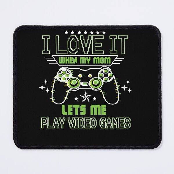 Item preview, Neon Pixel Gamer Shirt – Mom Lets Me Play designed and sold by TinaMDedrick.