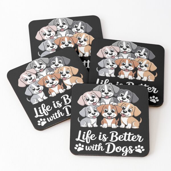 Item preview, Life Is Better With Dogs For Dog Lover Dog designed and sold by HardcoreTour.