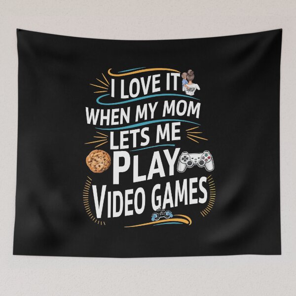 Item preview, Super Mom Gamer Tee – Lets Me Play designed and sold by LashondaGreen89.
