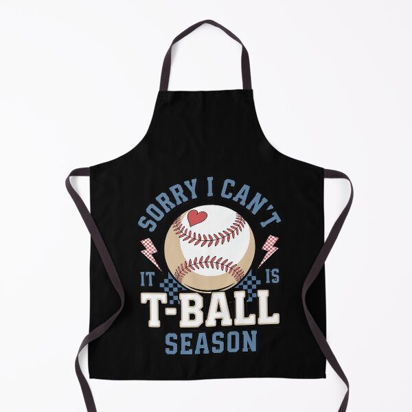 Item preview, Sorry I Can't It's T-Ball Season Retro Checkered Baseball designed and sold by FortuneFull.