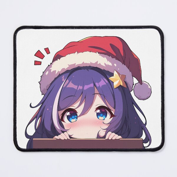 Item preview, Nozomi Princess Connect Game Anime Girl Christmas Chibi Kawaii Peeker designed and sold by Raslbazola.