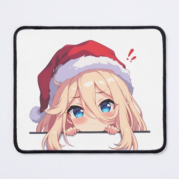 Item preview, Tsumugi Princess Connect Game Anime Girl Christmas Chibi Kawaii Peeker designed and sold by Raslbazola.