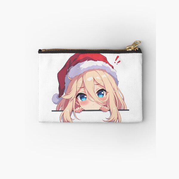 Item preview, Tsumugi Princess Connect Game Anime Girl Christmas Chibi Kawaii Peeker designed and sold by Raslbazola.