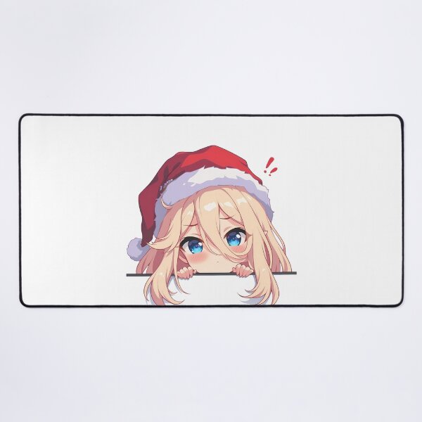 Item preview, Tsumugi Princess Connect Game Anime Girl Christmas Chibi Kawaii Peeker designed and sold by Raslbazola.