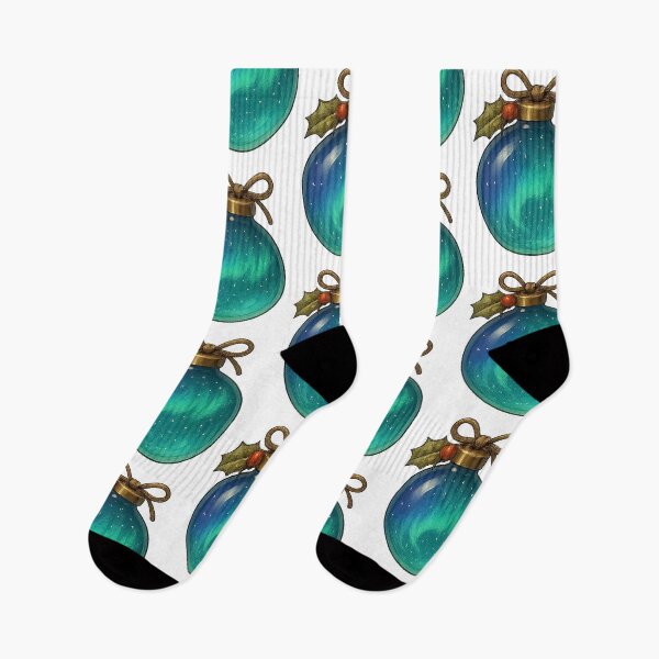 Item preview, Aurora Essence Bauble – Fantasy Christmas Ornament Sticker designed and sold by AlcheArtsStudio.