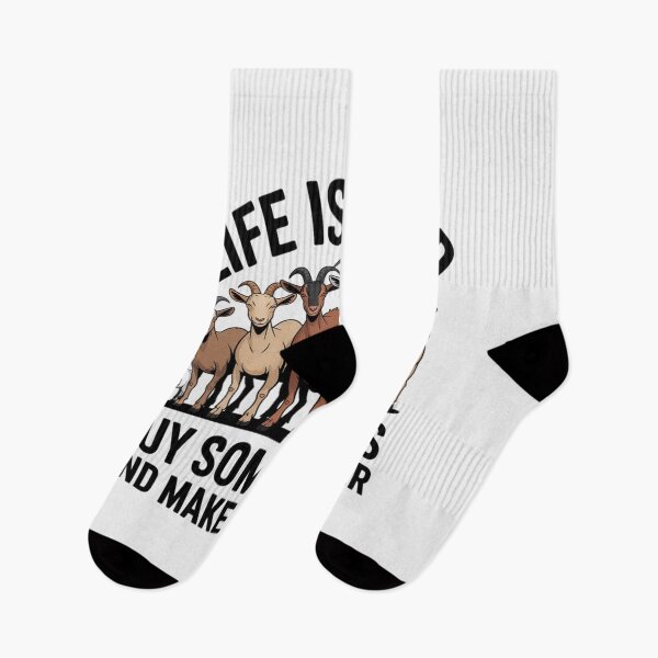 Item preview, Life is Hard Buy Some Goats and Make it Harder designed and sold by ToggleBet.