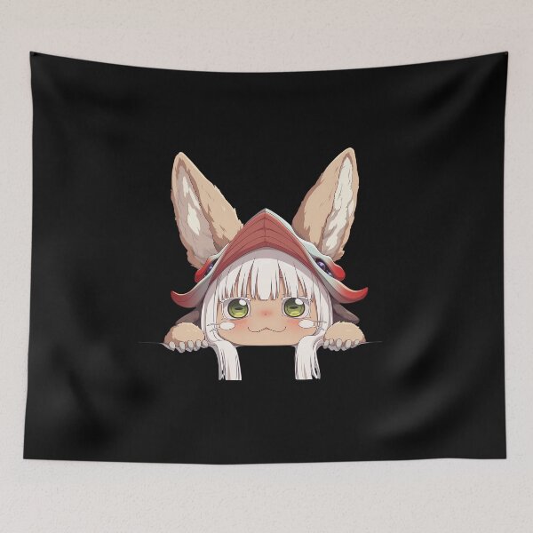 Item preview, Nanachi Made In Abyss Anime Christmas Chibi Kawaii Peeker designed and sold by Raslbazola.