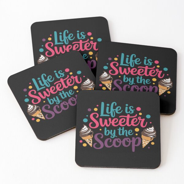 Item preview, Life is Sweeter by the Scoop designed and sold by ToggleBet.