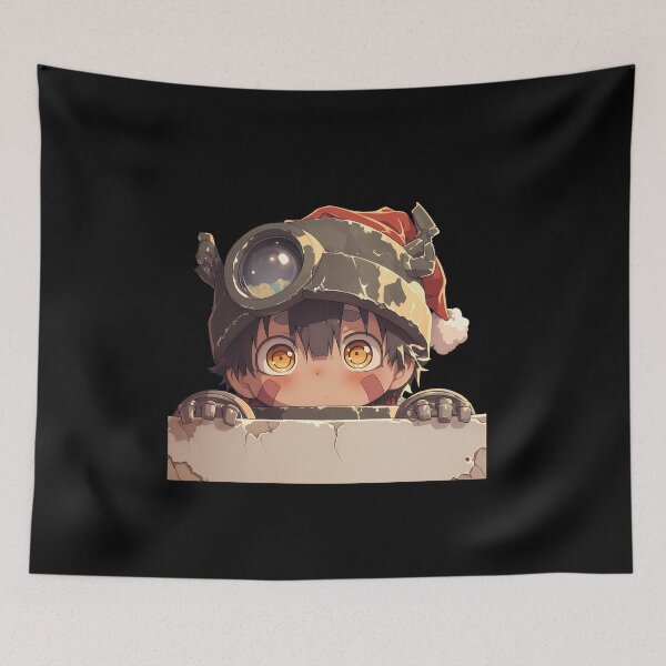 Item preview, Reg Made Abyss Chibi Kawaii Christmas Peeker Anime Cute Holiday Theme designed and sold by Raslbazola.