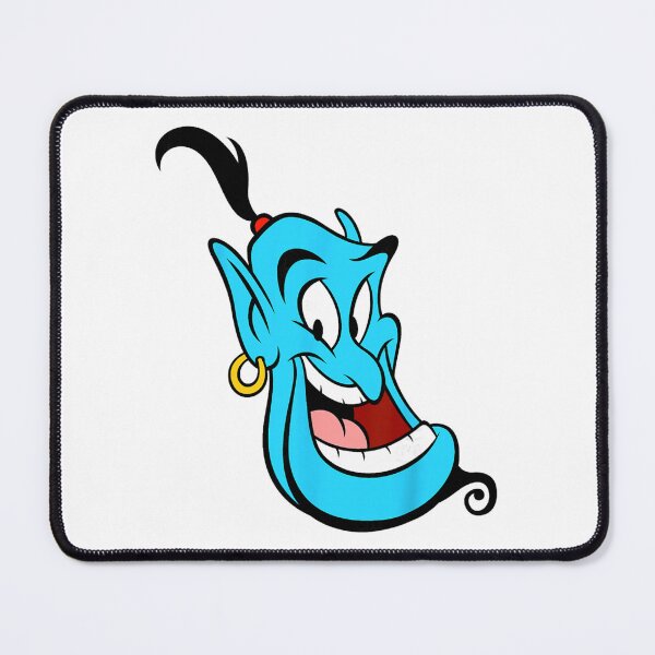 Item preview, Genie Retro Smile – Cute Blue Character Art Design designed and sold by SantoAtti.