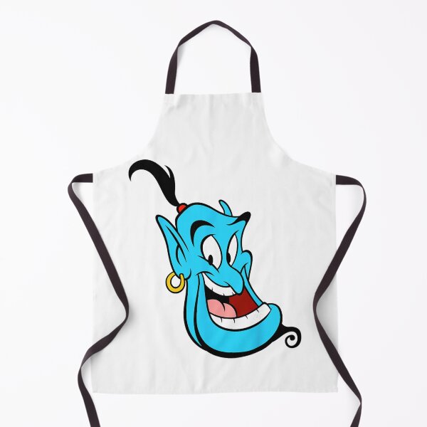 Item preview, Genie Retro Smile – Cute Blue Character Art Design designed and sold by SantoAtti.