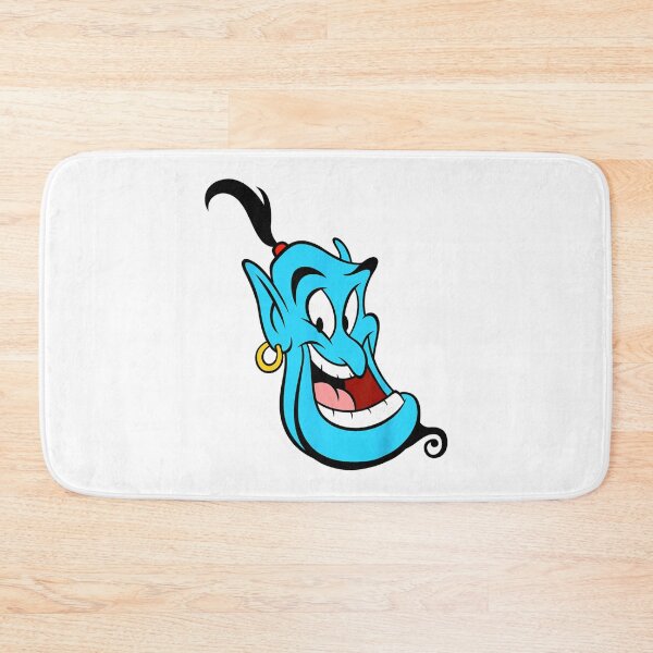 Item preview, Genie Retro Smile – Cute Blue Character Art Design designed and sold by SantoAtti.
