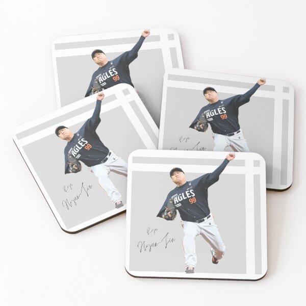 Item preview, Baseball Poster Hyun-Jin Ryu – Minimalist Sports Art designed and sold by shopcanva.